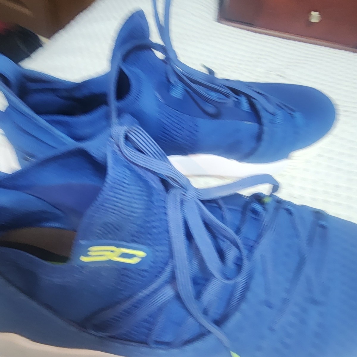 UNDER ARMOR EUC MENS SZ BLUE CURRY 5 BASKETBALL SNEAKER SHOES Under Armour Curry 5 Men main image 2