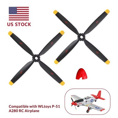 2PCS Propellers with fairing, Compatible with WLtoys A280 XKS RC Plane