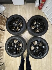 Jaguar F Pace 4 x Black 20” Wheels & Continental 255/50 R20 Tyres & TPMS valves