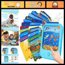 Interactive Kids Learning Tablet Toy - Educational Fun for Toddlers 2-6, Alphabe