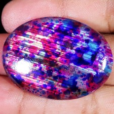 79.50 CT Fantastic Multi Color LABRADORITE Oval Cabochon 29x39x7 mm Gemstone CA7