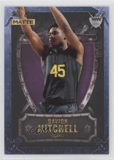 2022 Matte Draft Black - Cobalt Frame / Purple /100 Davion Mitchell Shield 14dq