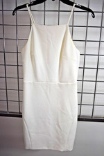 Elizabeth And James White Women's Cocktail dress Size 4 on Sale ns