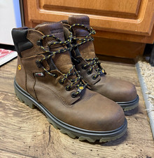 Wolverine I-90 EPX Safety Toe W10788 Waterproof EH Work Boots Brown Men's 10.5 M
