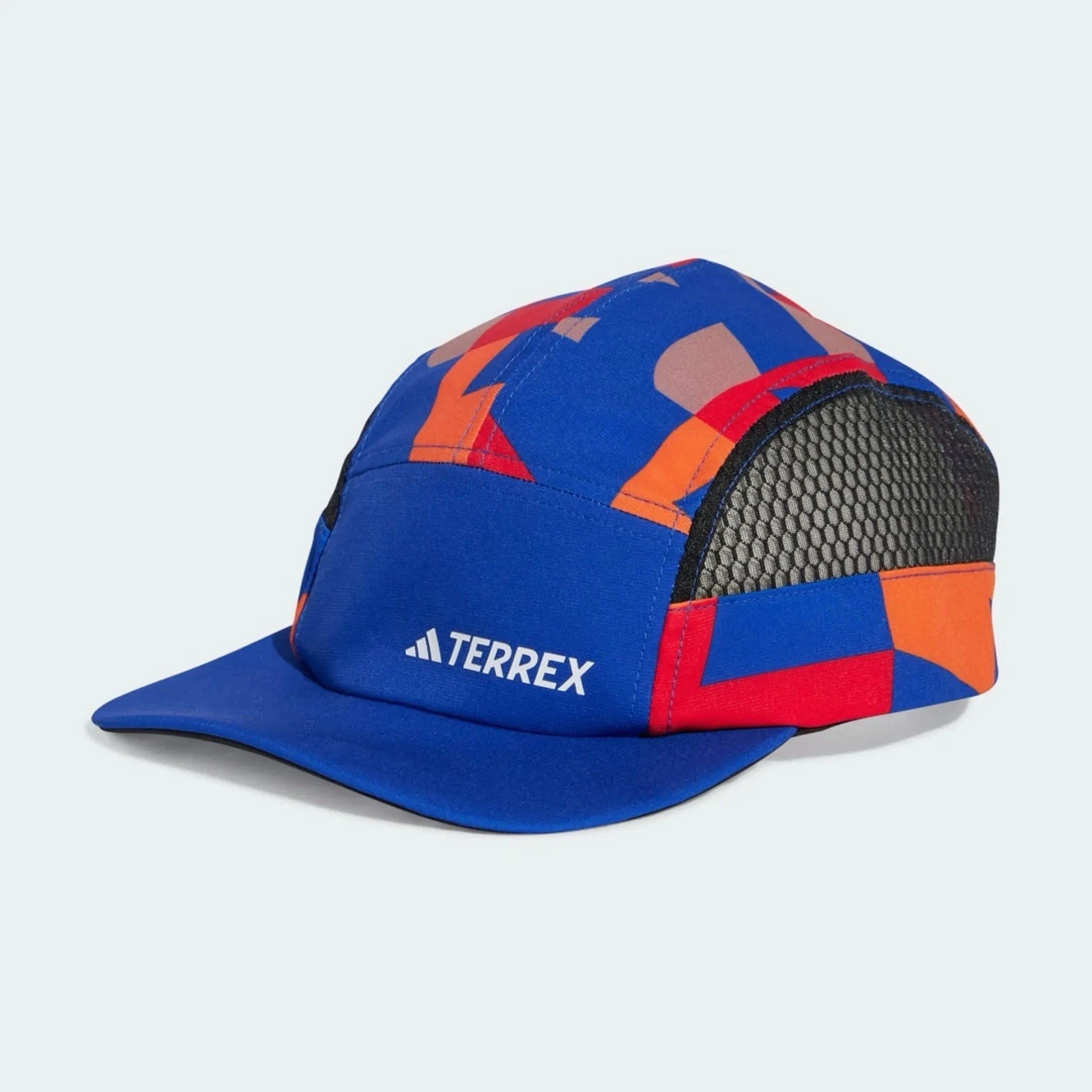 Adidas Terrex Five Panel Adjustable Cap Running Hat ‘Blue / Orange’ - Size OSFM
