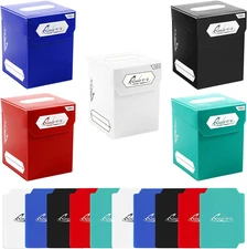 100+ Standard Trading Card Deck Blocks Fits MTG Deck & Other TCG Cards - Set of