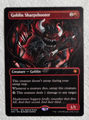 Goblin Sharpshooter - (Borderless) - Special Guests - NM-Mint - MTG