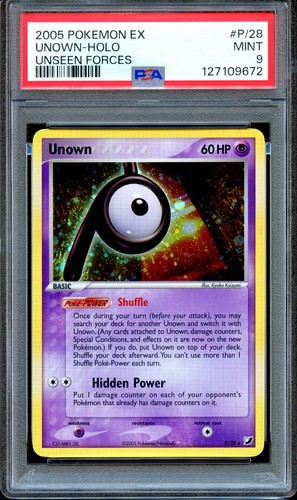 Unown graded PSA 9 for sale on eBay