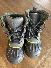 Nike Woodside 2 High ACG Boots Black Gray Yellow Youth Size 1 Used