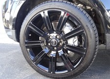 4x RANGE ROVER VOGUE SPORT 22" GLOSS BLACK ALLOY WHEELs STYLE 901 LR078437