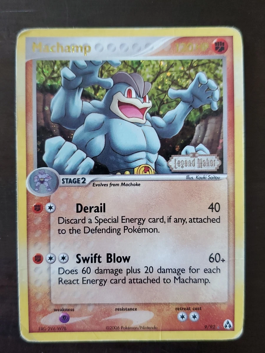 Machamp Pokémon TCG EX Legend Maker Individual Collectible Card