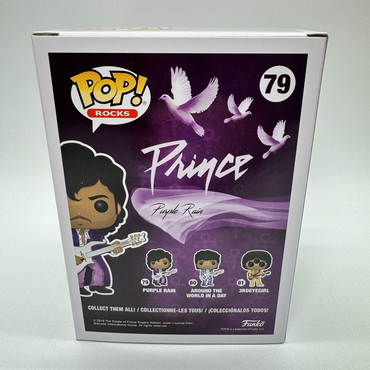 Funko Pop Prince #79 Purple Rain Diamond Collection FYE
