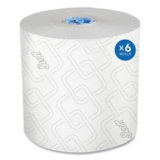 Scott Pro Hard Roll Paper Towels, Blue Core Only, 1-Ply, 1,150 ft, 6 Rolls/CT