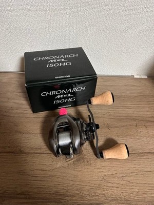 Shimano Chronarch MGL 150HG Bait Reel, Used, No Original Handle