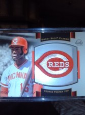 2003 Upper Deck Sweet Spot Classic - Souvenir Logo Patch George Foster #P-GF2