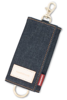 [Need Network] Key Case Men'S 6-Hook Okayama Denim Smart Key Case Carabin_
