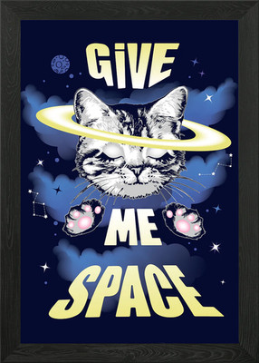 Give me space Gerahmtes Wandbild Poster Leinwanddruck Bild
