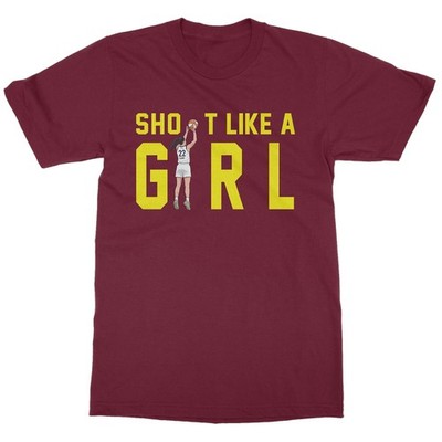 Shoot Like A Girl - Clark Inspired Indiana Fans Unisex T-Shirt