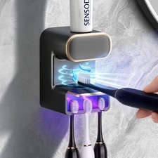 Automatic Toothpaste Dispenser,Wall Mounted Electric Toothpaste Dispenser with 3