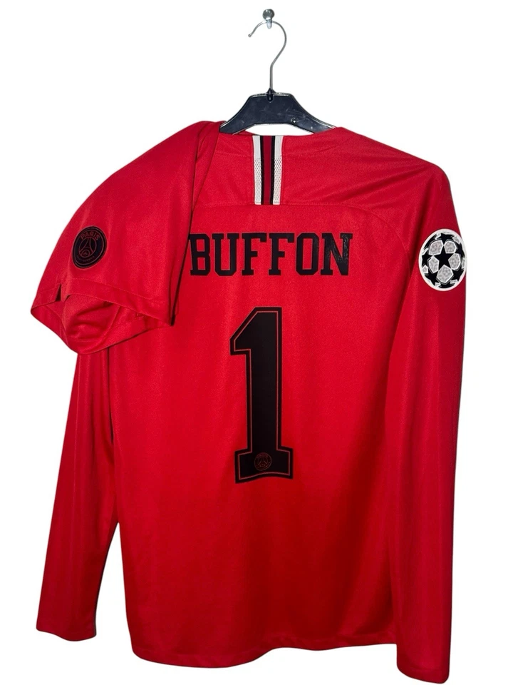 NIKE x JORDAN PSG 2018-2019 UCL GK BUFFON 1 JERSEY CAMISETA TRIKOT MAGLIA CAMISA - Photo 1/4