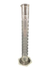 VWR Glass 250mL Single Metric Scale TD Class B Graduated Cylinder 89000-272