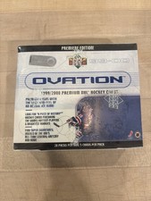 1999-2000 99/00 Upper Deck Ovation Premium NHL Hockey Cards Factory Sealed Box