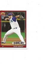 2016 ARCHIVES ROOKIE CARD 1991 DESIGN DBACKS ZACK GODLEY