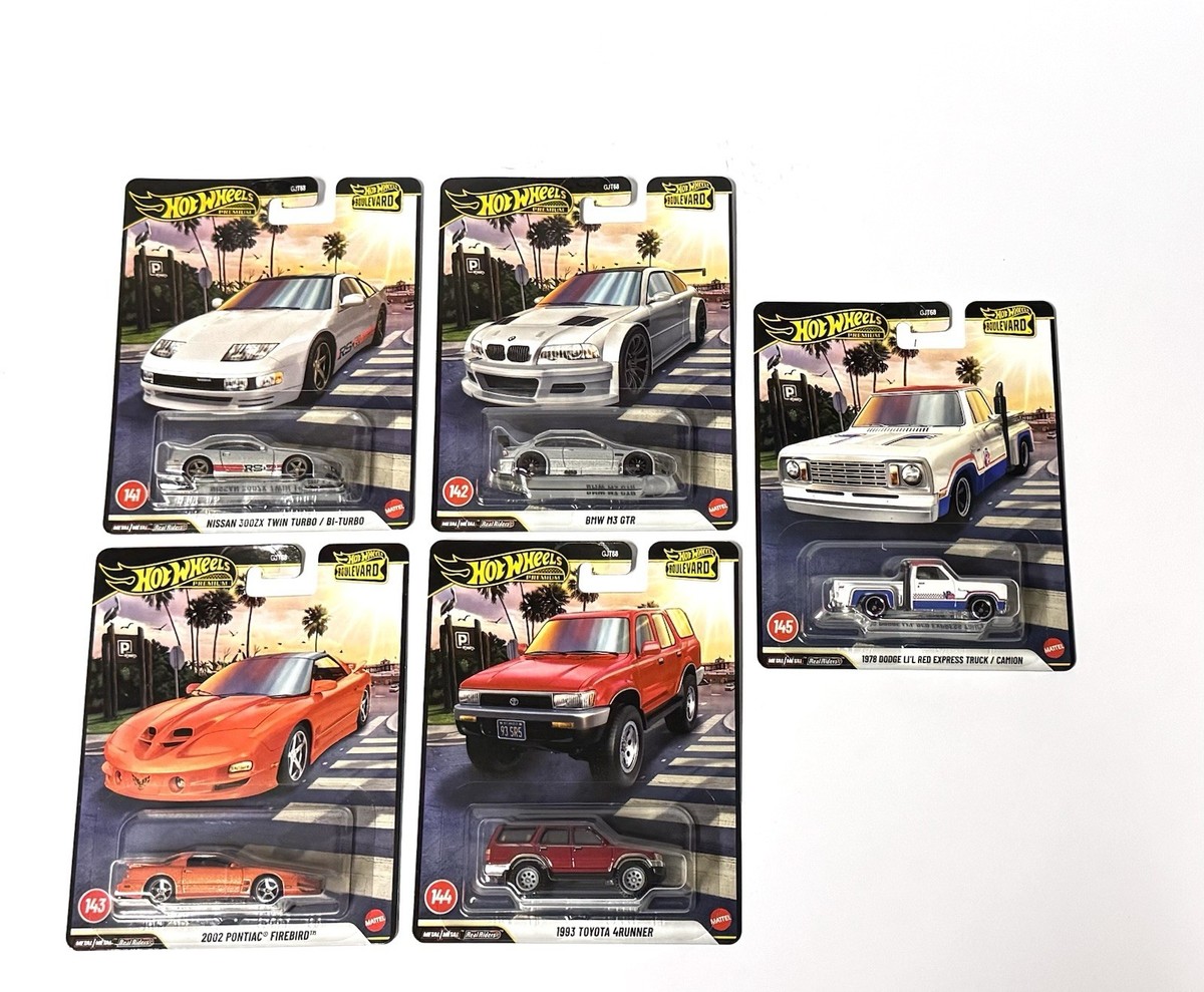 Hot Wheels Premium Boulevard 2026 #141-145 Set BMW M3 GTR 300ZX Hot Wheels Premium Boulevard 2026 #141-145 Set BMW M3 GTR 300ZX