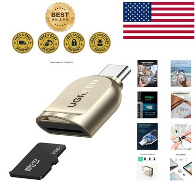 5Gbps USB C Micro SD Card Reader - Durable Zinc Alloy, Perfect for Travel