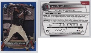 2025 Bowman Chrome Prospects Blue Refractor /150 Jansel Luis #BCP-84