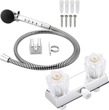 RV Shower Faucet with Hose and Head, RV Outdoor Shower Kits, RV Tub Faucet wi...
