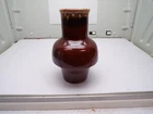 Hull Pottery Crestone Brown Drip Glaze Pitcher