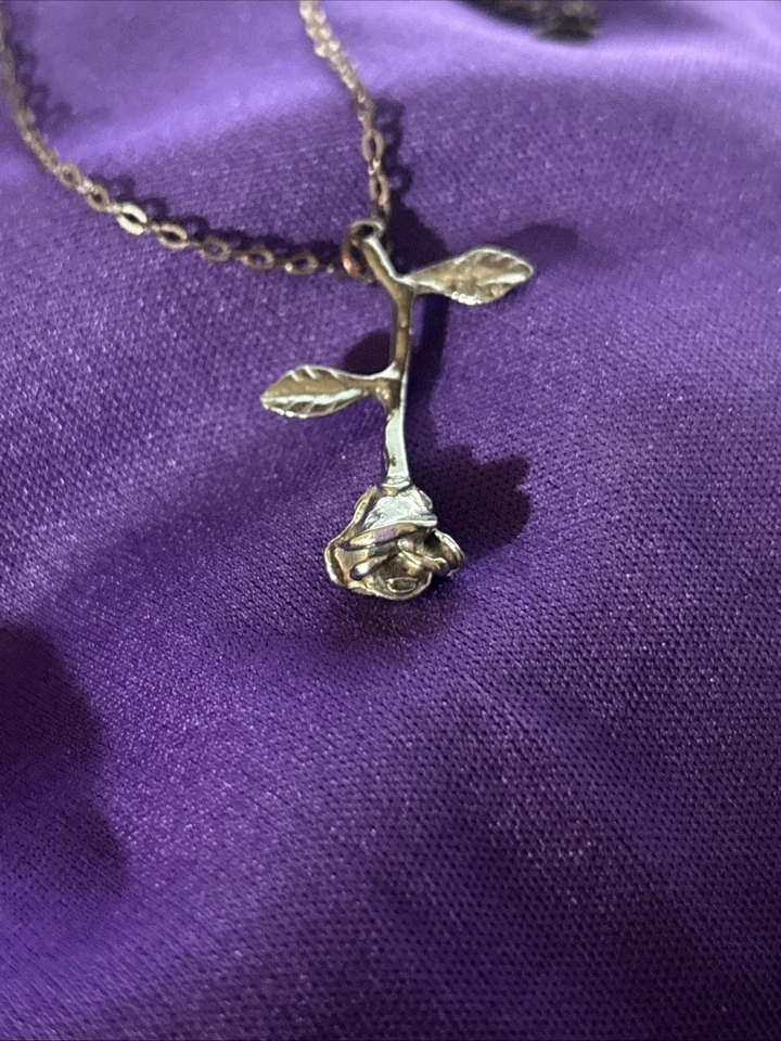 Collar Colgante Depeche Mode Violator Chapado en Plata Rosa Foto 2 de 4