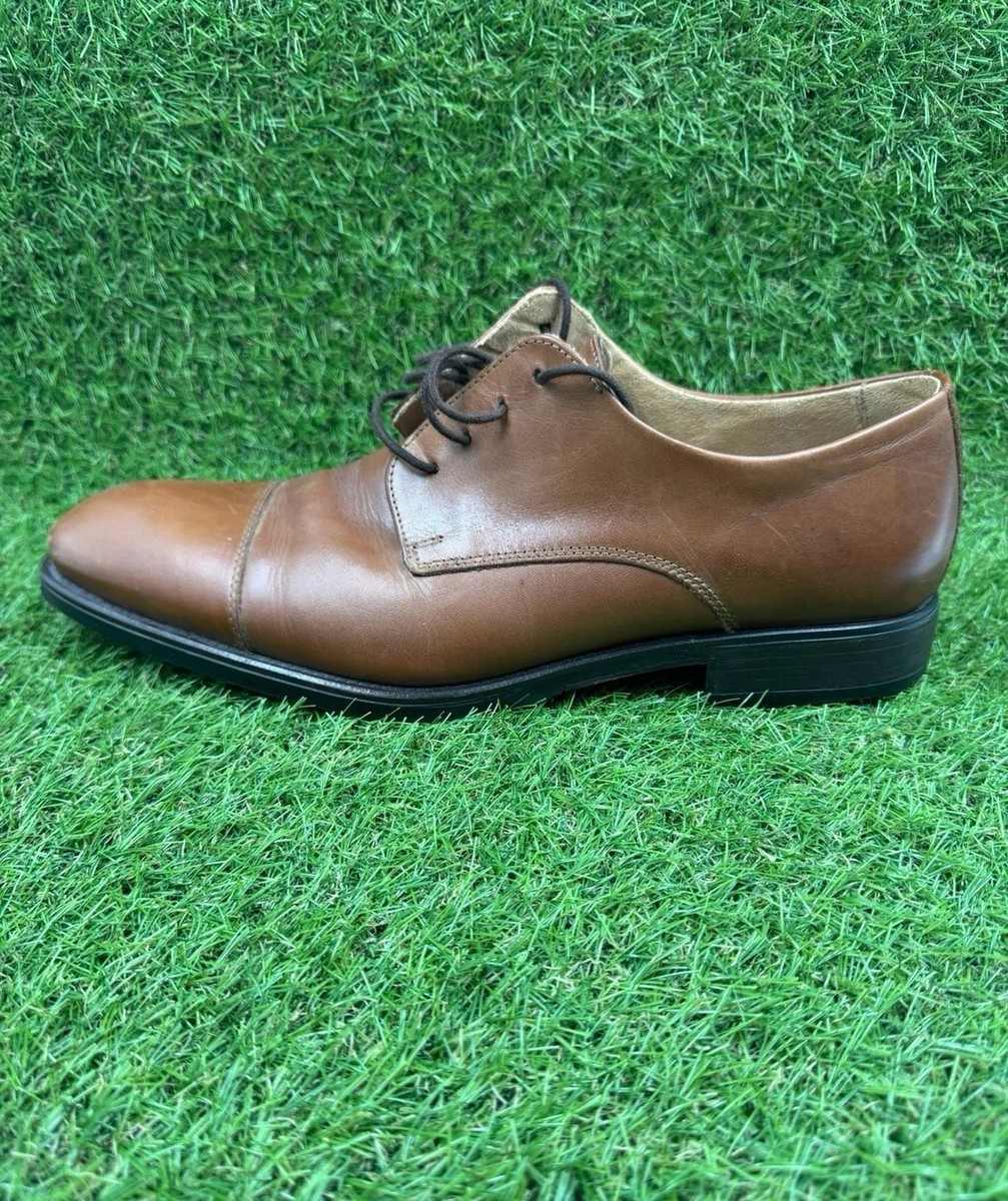 Vero Cuoio Mens Size 12 M Dress Shoes Derby Oxford Brown  display picture 1