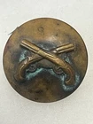 1x Original US WW2 Military Army  Collar Disc Pin Insignia  Military Police MP