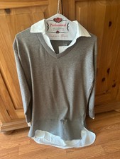 Forever 21 combo sweater shirt dress XS