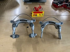 Vintage Weinmann Vainqueur 610 Center Pull Brake Caliper Set Black Logo