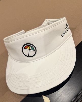 Cobra Puma Logo Golf White Visor Hat   Adjustable Embroidered- ESPLANADE ($37)