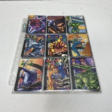 Vintage 1995-1997 Marvel Overpower Trading Card Bundle (Set Of 72)