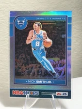 NICK SMITH JR 2024-25 NBA Hoops #215 Silver Prizm Charlotte Hornets