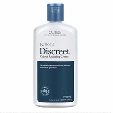 Restoria Discreet Grey Hair Color Restoring Cream Treatment Unisex 250ml