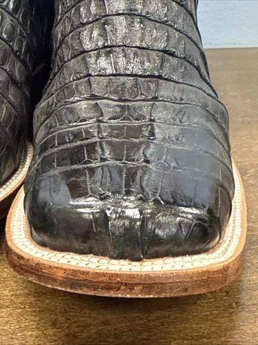 ❤️ Botas de Colección Don Cuco’s Vaquero Occidental Personalizadas Piel de Cocodrilo EE. UU. 12 - Imagen 16 de 17