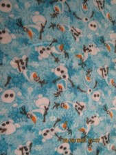 DISNEY FROZEN OLAF FLEECE - 1 YARD ONLY - 60 INCHES WIDE