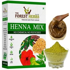 100 Nature Henna Powder with shikakai, amla, hibiscus, brihngraj, neem, 200gm.