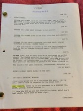 ORIGINAL SCRIPT CRANK JASON STATHAM DWIGHT YOAKAM CHESTER BENNINGTON