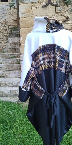 NEW Bespoke Handmade Kimono Sleeve Winter dress Plus Size Free Size - Picture 8 of 14