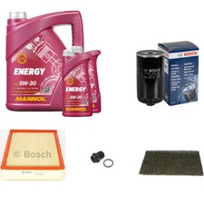 BOSCH inspektionspaket 7 L MANNOL 5W-30 Energy für Volvo 940 II Kombi 2.4 TD