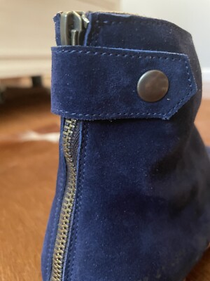 Common Projects X Robert Geller Chelsea Boot w/Zipper Navy  display picture 1