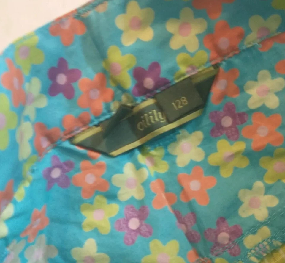 Pantalones florales divertidos Oilily para niñas talla 8 Foto 4 de 4