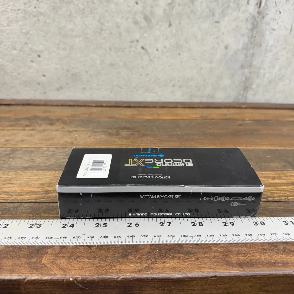 Vintage Shimano Deore XT Bottom Bracket ITALIAN NOS 70 mm 122 36x24t M730 M735 - Image 4 of 4